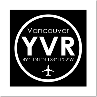 YVR, Vancouver International Airport Posters and Art